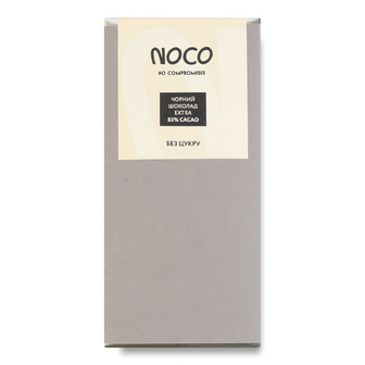Шоколад чорний Лавка Традицій Noco Extra без цукру 85%, 80г