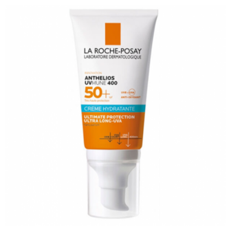 Сонцезахисний крем La Roche-Posay Anthelios UVMune 400 SPF50+ Hydrating Cream, 50 мл (без парфумерних віддушок) 30.09.2026