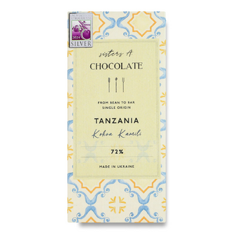 Шоколад темний Лавка Традицій Sisters A.Chocolate Танзанія 72%, 65г