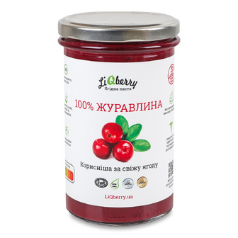 Паста LiQberry журавлинна, 0.545л