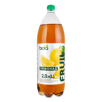 Напій Biola «Фруктова вода» «Лимонад» сильногазована, 2л