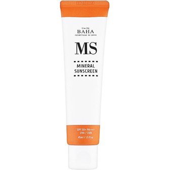 Cos De Baha MS Mineral Sunscreen SPF50+ PA++++ - Мінеральний сонцезахисний крем для обличчя