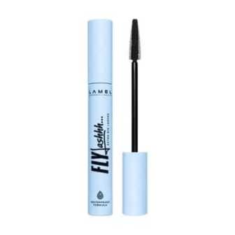 Водостійка туш LAMEL Make Up Fly Lashhh Mascara Подовжувальна, з ефектом накладних вій, чорна, 10 мл