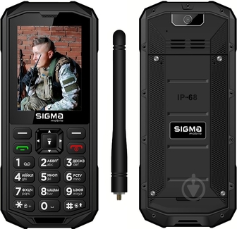 УЦЕНКА! Мобильный телефон Sigma mobile mobile X-treme PA68 Wave black 4827798466612 (УЦ №3391)