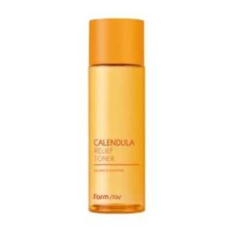 Тонер для обличчя FarmStay Calendula Relief Toner з екстрактом календули, 200 мл