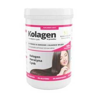 Комплекс для догляду за волоссям Noble Health Collagen + Keratin + Zinc Колаген + кератин + цинк, в порошку, 100 г