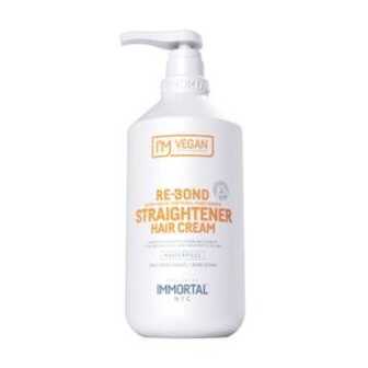 Крем Immortal NYC I'm Vegan Re-Bond Straightener Hair Cream для глибокого відновлення та випрямлення пошкодженого волосся, 1 л