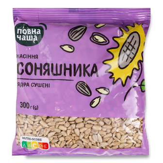 Насіння соняшнику «Повна Чаша»® ядро, 300г