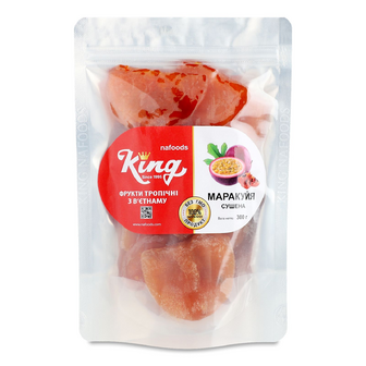 Маракуйя King nafoods сушена, 300г