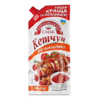 Кетчуп Королівський смак До шашлику д/п, 350г