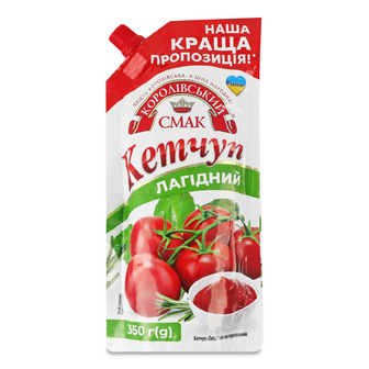 Кетчуп Королівський смак Лагідний д/п, 350г