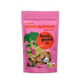 Ядра Feels good мигдалю сушені, 150г