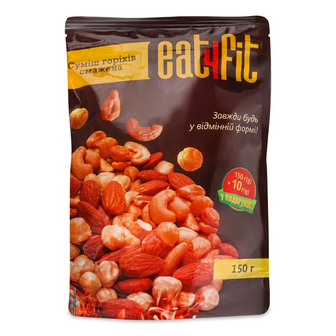 Суміш горіхів Eat4fit смажена, 150г