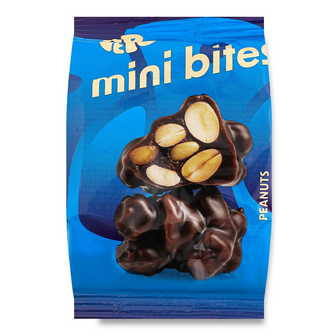 Цукерка Pepo Mini Bites арахіс в кондитерській глазурі, 50г
