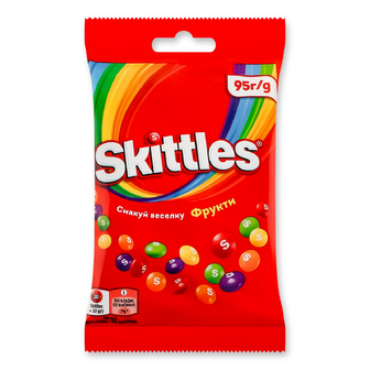 Драже Skittles Bag Фрукти, 95г