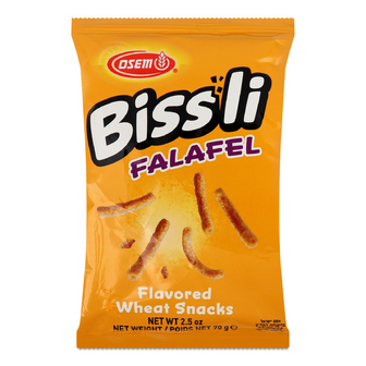 Снеки Bissli пшеничні зі смаком фалафелю, 70г