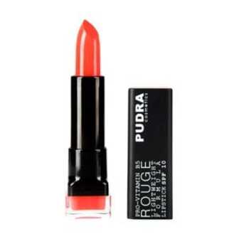 Помада для губ Pudra Cosmetics Rouge Lightweight Formula Lipstick SPF10 з провітаміном B5, 02 Pink Chic, 4.5 мл
