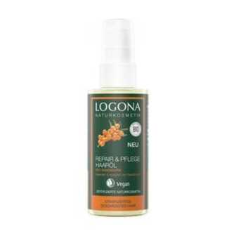 Біоолія-реконструкція для волосся Logona Repair & Care Hair Oil Обліпиха, 75 мл