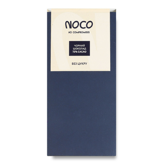 Шоколад чорний Лавка Традицій Noco без цукру 72%, 80г