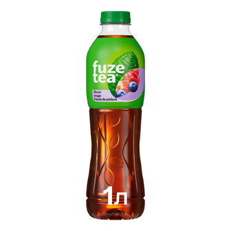 Чай холодний Fuze tea чорний зі смаком лісових ягід, 1л