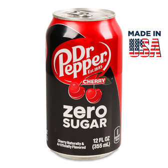 Напій Dr.Pepper Cherry Zero газований з/б, 0.355л