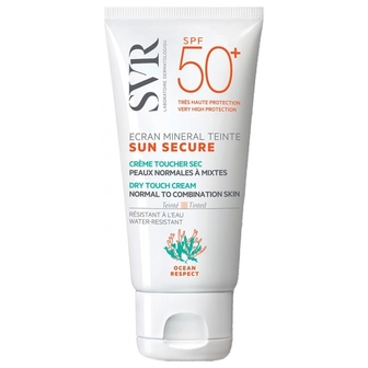 SVR Sun Secure Tinted Mineral Screen мінеральний сонцезахисний крем з тоном SPF50+ для нормальної та комбінованої шкіри 60 гтермін придатності 11/2026