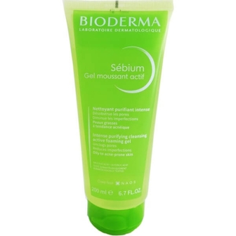 Bioderma Sébium Active Purifying Cleansing Gel — очищувальний гель для жирної та проблемної шкіри Термін придатності 31.10.2026