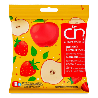 Чипси фруктові Crispy natural Яблуко зі смаком полуниці, 18г