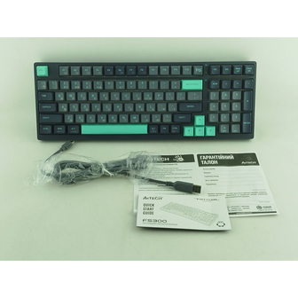 Клавіатура A4Tech FS300 FS Switches USB Panda Rock Climbin (4711421000444)