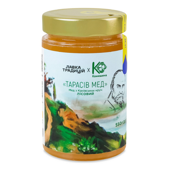 Мед Лавка Традицій Конюшина Тарасiв мед лісовий, 550г