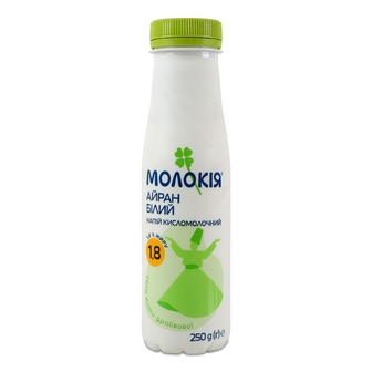 Айран Молокія Білий 1,8% пет, 250г