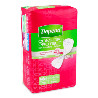Прокладки урологічні Depend Comfort-Protect Mini, 14шт