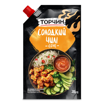 Соус Торчин Солодкий чилі пастеризований, 200г