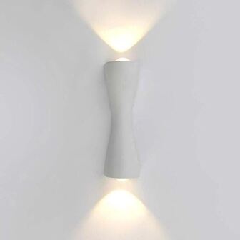Світильник LED настінний, бра LUMINARIA SAVIO 6W 2L 3000K WHITE IP54