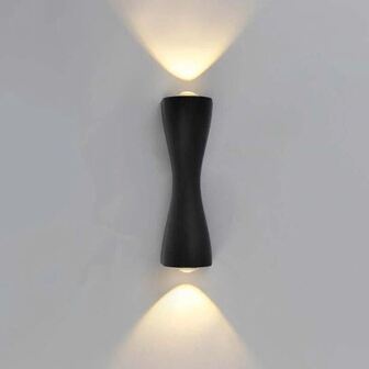 КІЛЬКІСТЬ ТОВАРУ ОБМЕЖЕНА! Світильник LED настінний, бра LUMINARIA SAVIO 6W 2L 3000K BLACK IP54