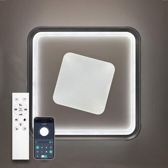 Світильник LED стельовий LUMINARIA LAKE 120W S500 WHITE/GRAY (з пультом)