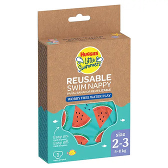 Багаторазові підгузки-трусики для плавання Huggies Little Swimmers, 2-3 (5-11 кг), 1 шт.