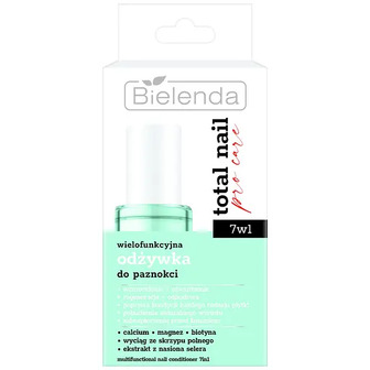 Кондиціонер для нігтів Bielenda Total Nail Pro Care Багатофункціональний 7 в 1, 10 мл