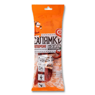 Ковбаски Глобино Салямки Пепероні с/к, 85г