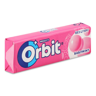 Гумка жувальна Orbit Bubblemint, 14г