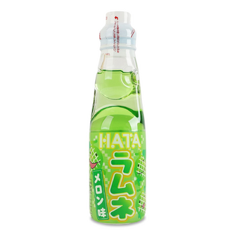 Напій Hata Kosen Ramune зі смаком дині газований, 0.2л