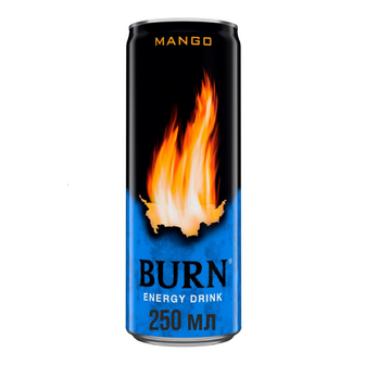 Напій енергетичний Burn манго безалкогольний, 0.25л