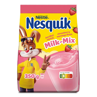 Суміш для напою Nesquik Milk-Mix зі смаком полуниці, 350г