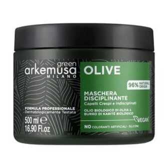 Маска Arkemusa Green Olive Hair Mask для неслухняного волосся, з оливою, 500 мл