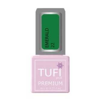 Гель-лак для нігтів Tufi Profi Premium Emerald 22 Норвезький ліс, 8 мл