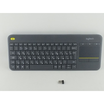 Клавіатура Logitech K400 Plus Touch Wireless UA Black (920-007145)
