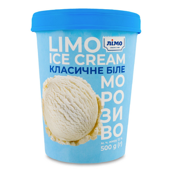 Морозиво «Лімо» біле, відро, 500г