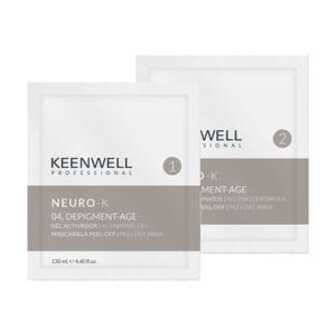 Депігментувальна альгінатна маска для обличчя Keenwell Neuro-K Depigment-Age 04, 130 мл + 15 г