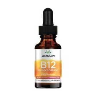 Вітамін В12 Swanson Vitamin B12 в рідині, 59 мл
