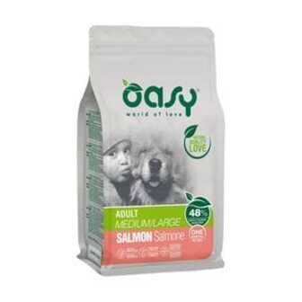 Сухий корм Oasy One Animal Protein Adult Medium/Large Salmon з лососем, 2.5 кг